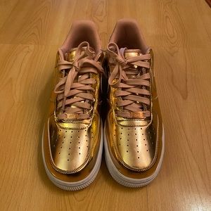 Rose gold limited edition women’s Nike Air Force 1